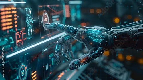 The robot is doing the assigned work.