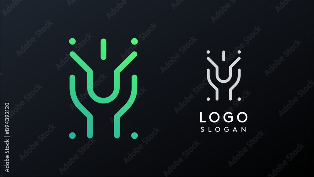 Stylized letter Y, tech-inspired typography logo, unique extraterrestrial civilization symbol ancient inscriptions for creative branding, tech logo. Nordic runes monogram, abstract linear logotype Stylized letter Y, tech-inspired typography logo, unique extraterrestrial civilization symbol ancient inscriptions for creative branding, tech logo. Nordic runes monogram, abstract linear logotype