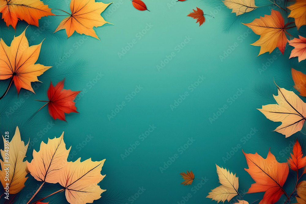 Autumn leaf background abstract sparkle background design - stock illustration Autumn leaf background abstract sparkle background design - stock illustration