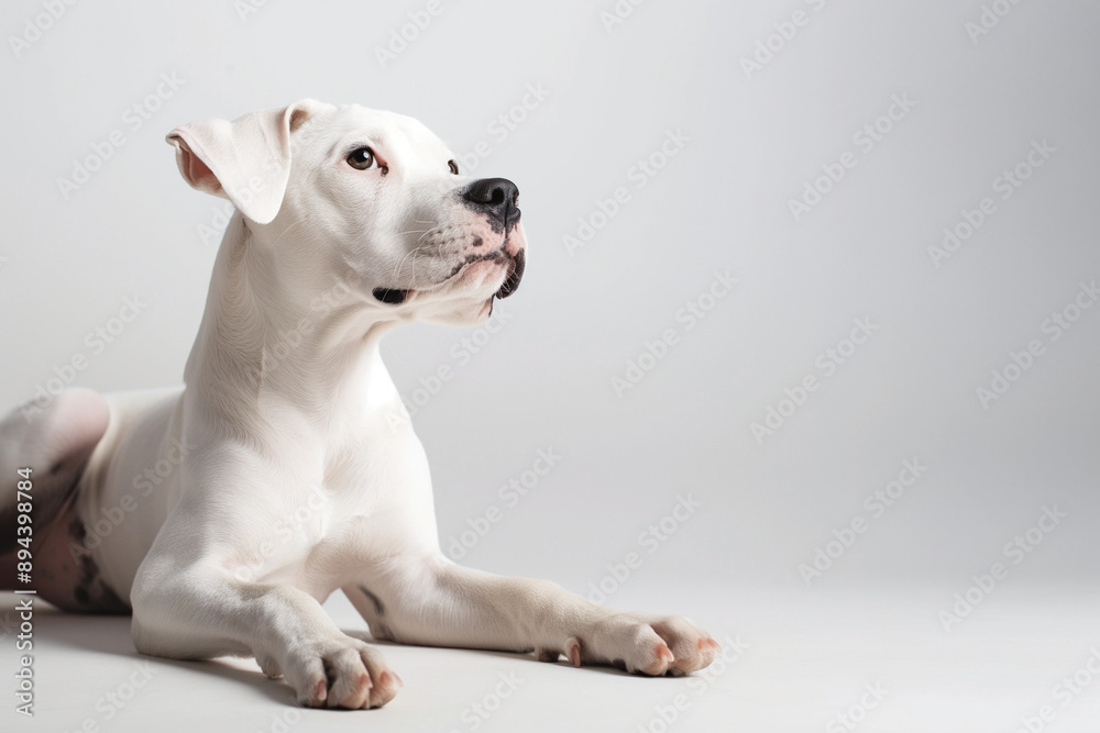 photo of a dog isolated on white background photo of a dog isolated on white background