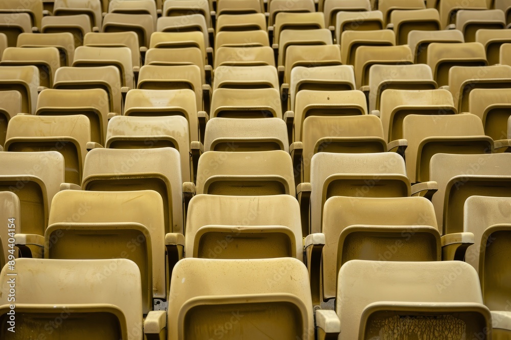 Empty stands and seats for fans and fans in the open-air stadium. Lack of fans during the pandemic.. Beautiful simple AI generated image in 4K, unique. Empty stands and seats for fans and fans in the open-air stadium. Lack of fans during the pandemic.. Beautiful simple AI generated image in 4K, unique.