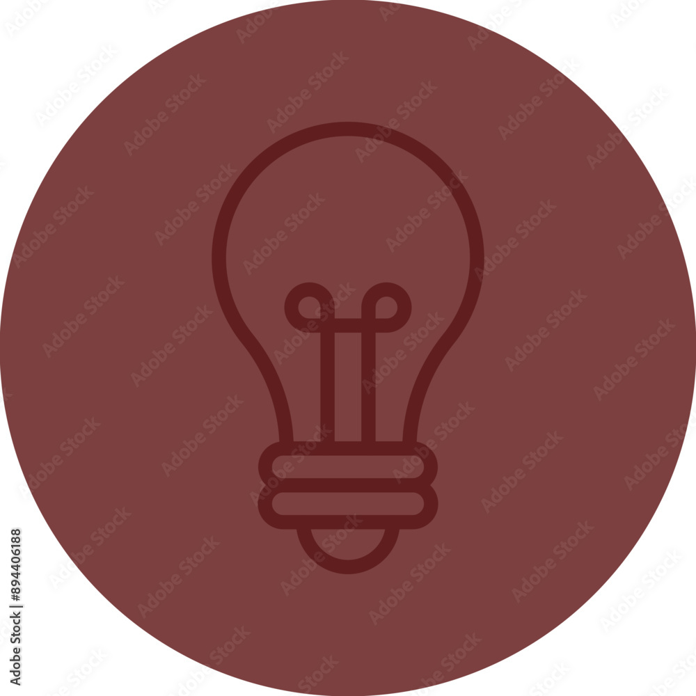 Bulb Vector Line Maroon Circle Maroon Bulb Vector Line Maroon Circle Maroon