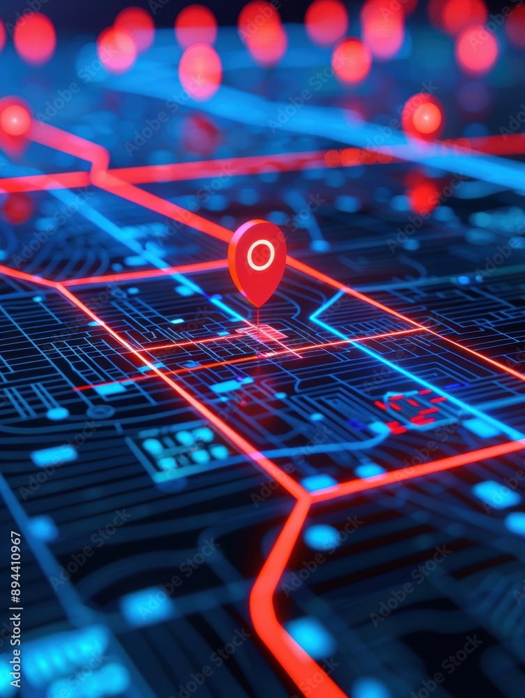 Holographic Travel Management, a travel manager navigates a vibrant holographic map displaying real-time logistics and transportation routes, ample space for additional text and details Holographic Travel Management, a travel manager navigates a vibrant holographic map displaying real-time logistics and transportation routes, ample space for additional text and details