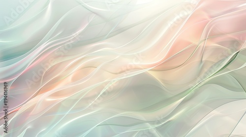 A calming abstract background with light pastel colors and gentle, flowing shapes