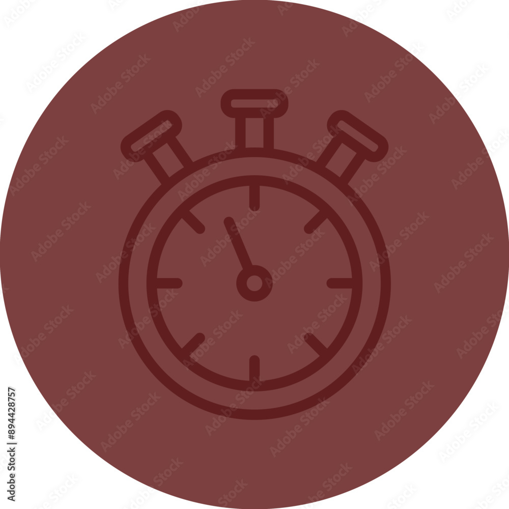 Stopwatch Vector Line Maroon Circle Maroon Stopwatch Vector Line Maroon Circle Maroon