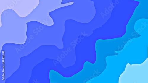 Blue background with waves