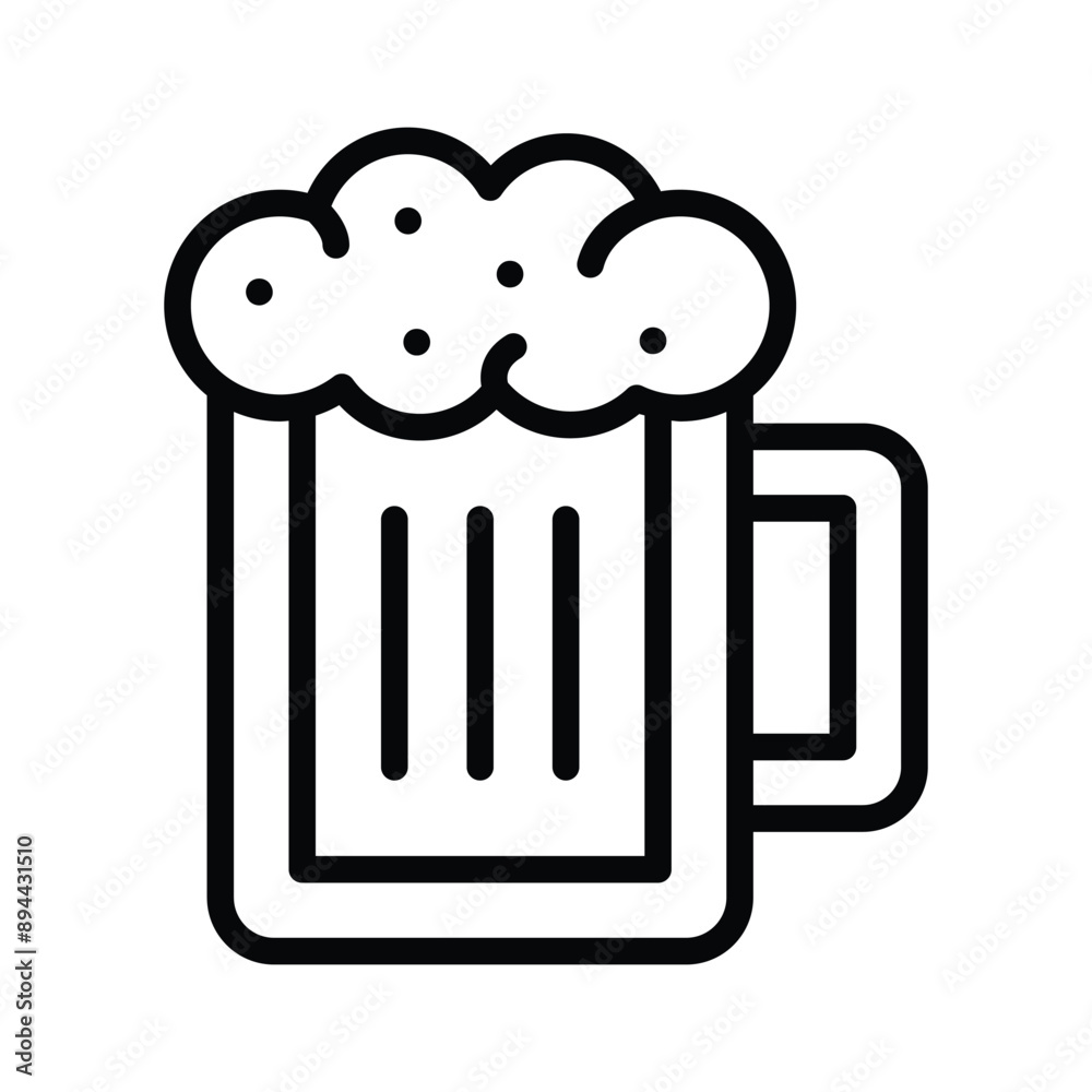 Alcohol drink, beer mug vector design Alcohol drink, beer mug vector design