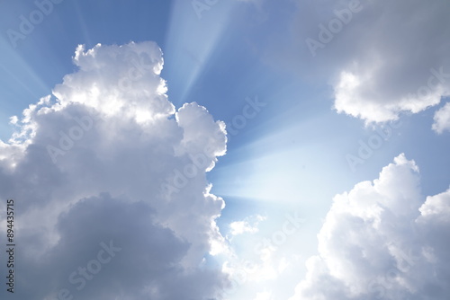 Bild auf Leinwand blue sky with clouds