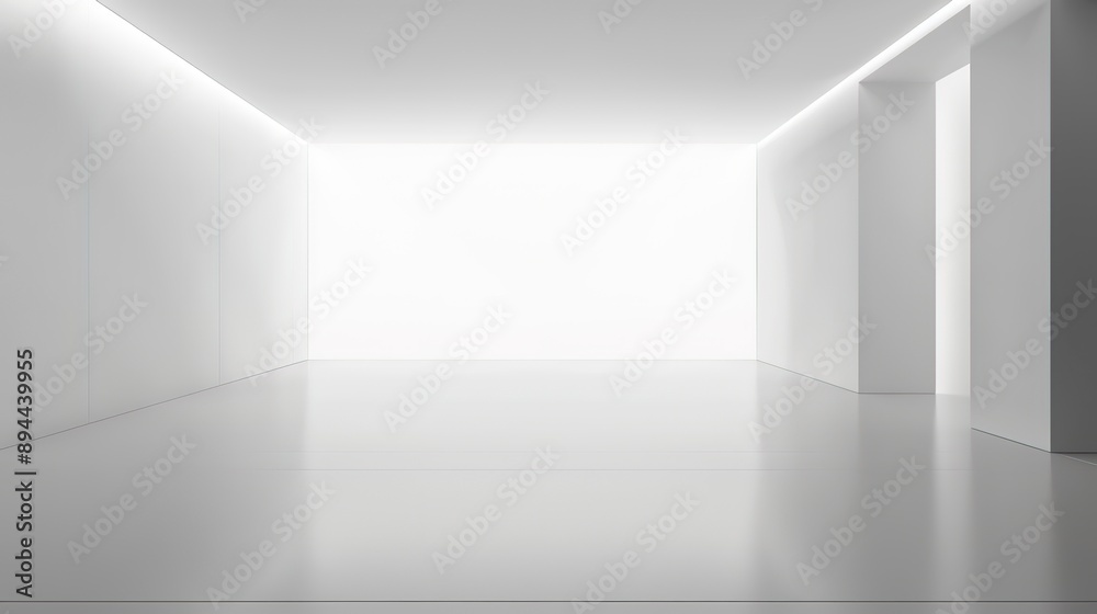 White studio background. Abstract empty room with soft light for product. Simple grey neutral backdrop. Line horizon. Gray gradient background. Texture blank wall and floor. Vector illustration White studio background. Abstract empty room with soft light for product. Simple grey neutral backdrop. Line horizon. Gray gradient background. Texture blank wall and floor. Vector illustration