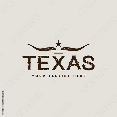 Texas Longhorn Buffalo Bull Cattle Livestock Farm Ranch