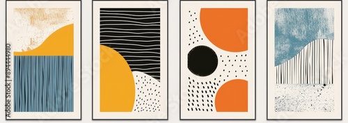 Contemporary Geometric Abstract Prints