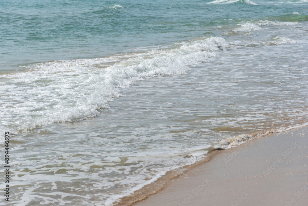 Sea background Tropical summer vacation concept on the summer sands
