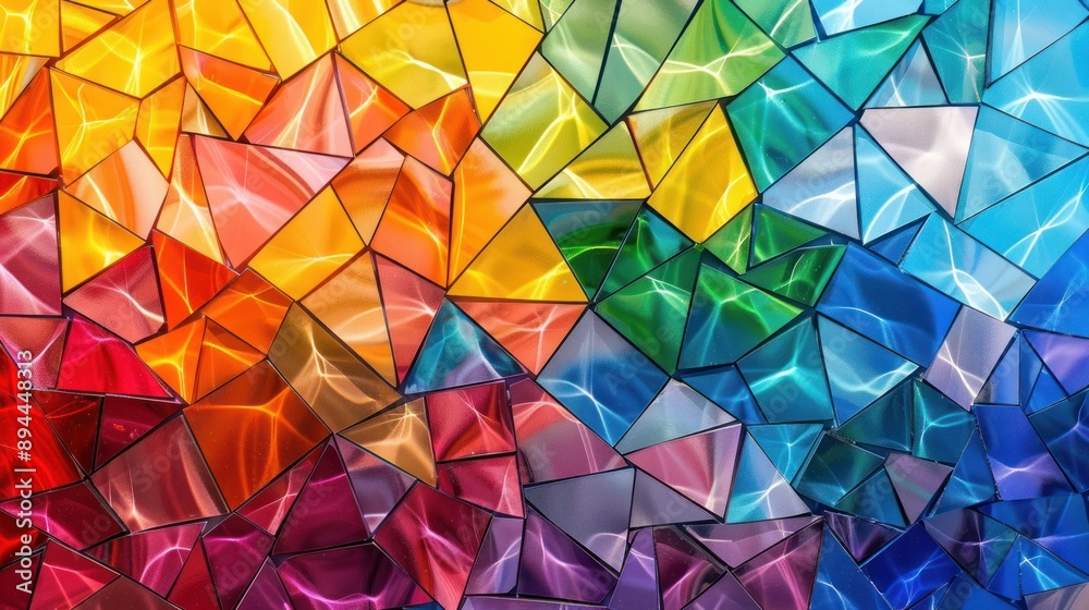 Abstract Colorful Mosaic Pattern Abstract Colorful Mosaic Pattern