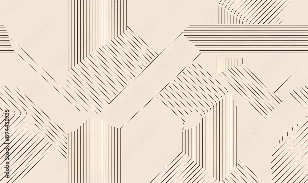 Geometric Line Art Background