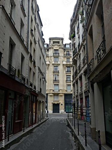 Paris, June 2024 : Visit of the magnificent city of Paris, Capital of France - View of the passage	
 photo