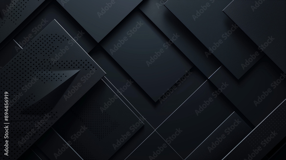 Business presentation with a stylish angle structure and modern geometry, using dark and elegant colors
