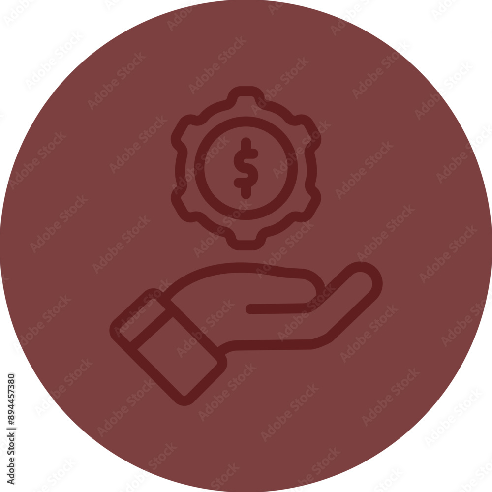 Management Vector Line Maroon Circle Maroon Management Vector Line Maroon Circle Maroon