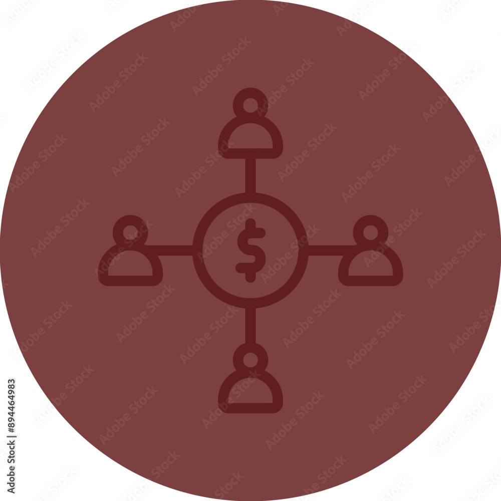 Crowdfunding Vector Line Maroon Circle Maroon Crowdfunding Vector Line Maroon Circle Maroon