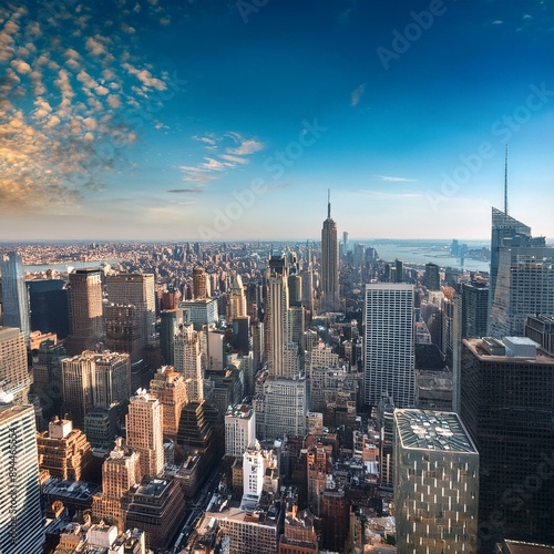 AI generated Manhattan skyscrapers