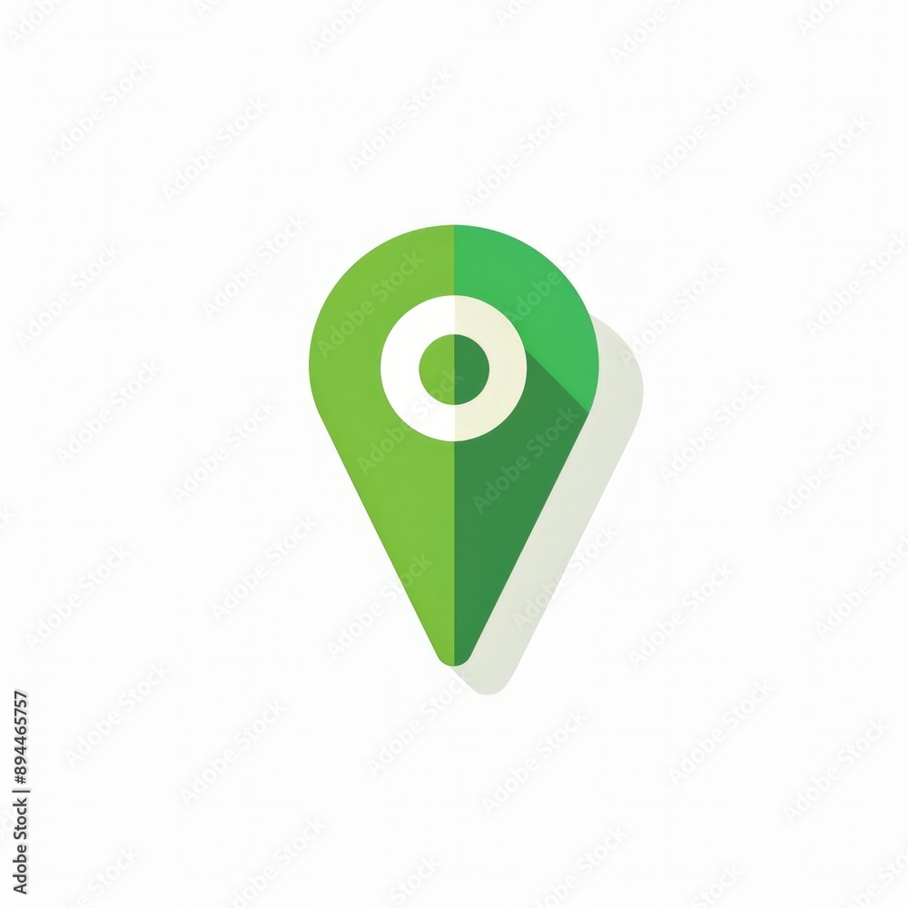 Location Green. Simple Flat Green Arrow Icon for Business Buttons Design Location Green. Simple Flat Green Arrow Icon for Business Buttons Design