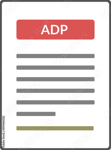 ADP Contract document icon