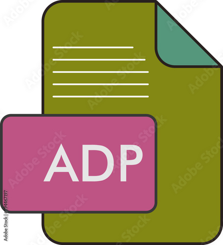 ADP Fille extension icon fIill and outline