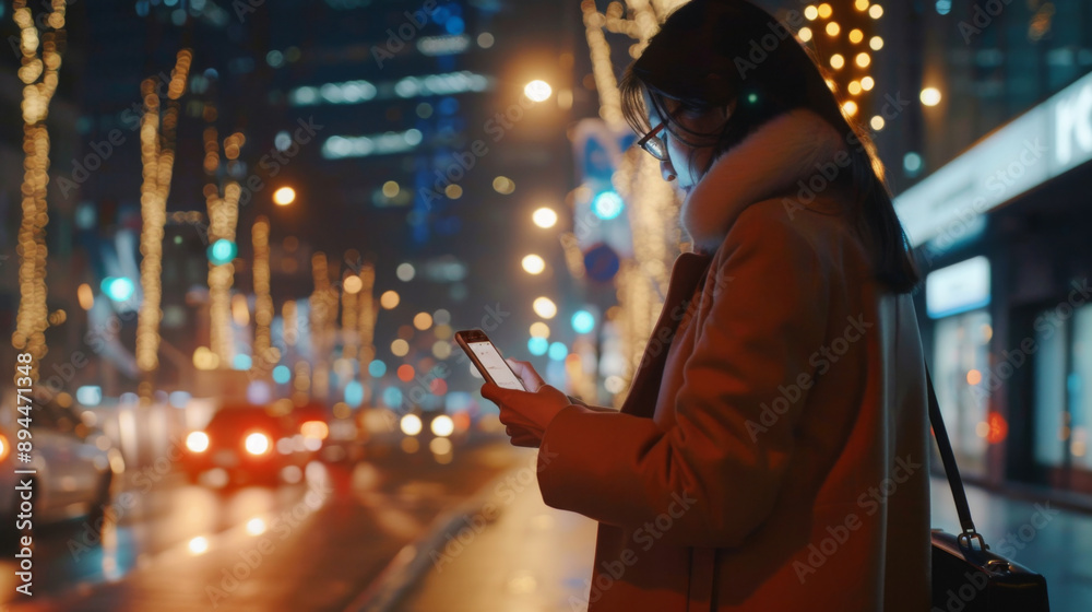 The Night is Her Canvas: Businesswoman Owns the City Streets The Night is Her Canvas: Businesswoman Owns the City Streets