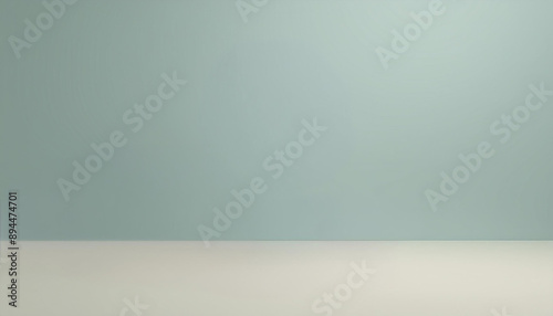 Green-beige empty studio background