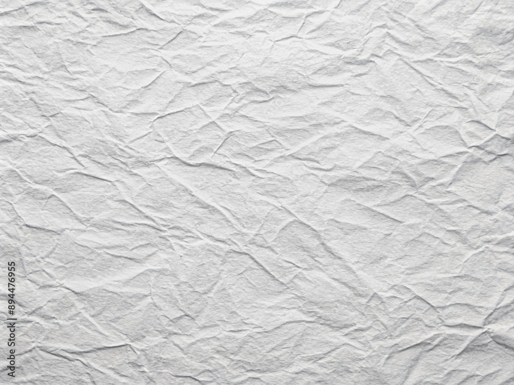 Fototapeta premium crumpled paper texture, Blank white craft paper texture background