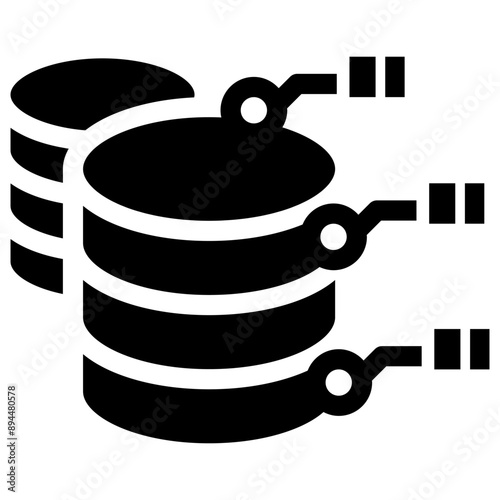 Database icon vector illustration graphic design