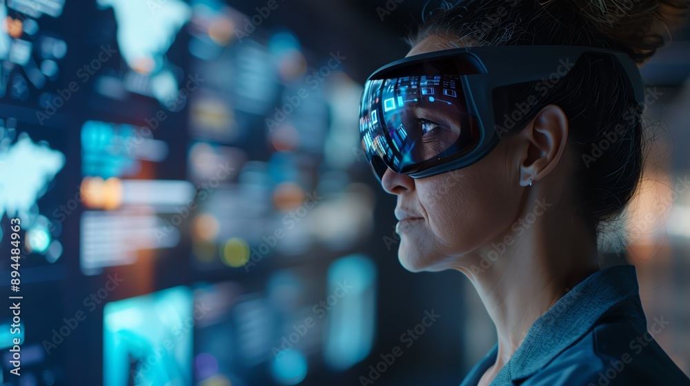 Remote learning innovation, augmented reality interfaces, futuristic design Remote learning innovation, augmented reality interfaces, futuristic design