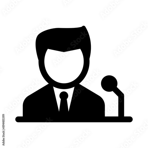 Reporter icon vector illustration graphic design