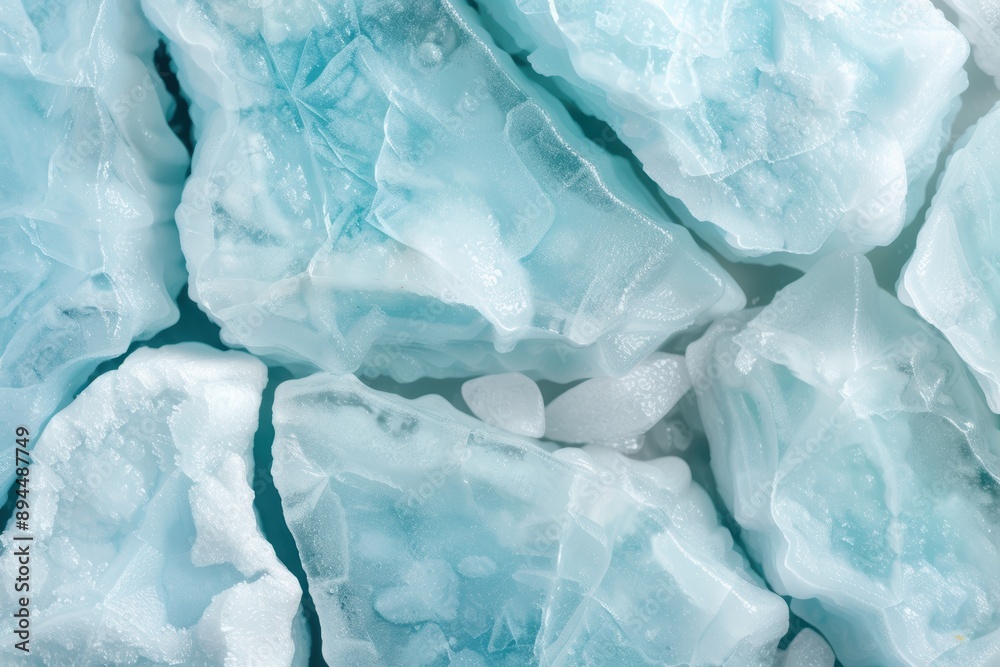 Icy blue crystal texture background Icy blue crystal texture background