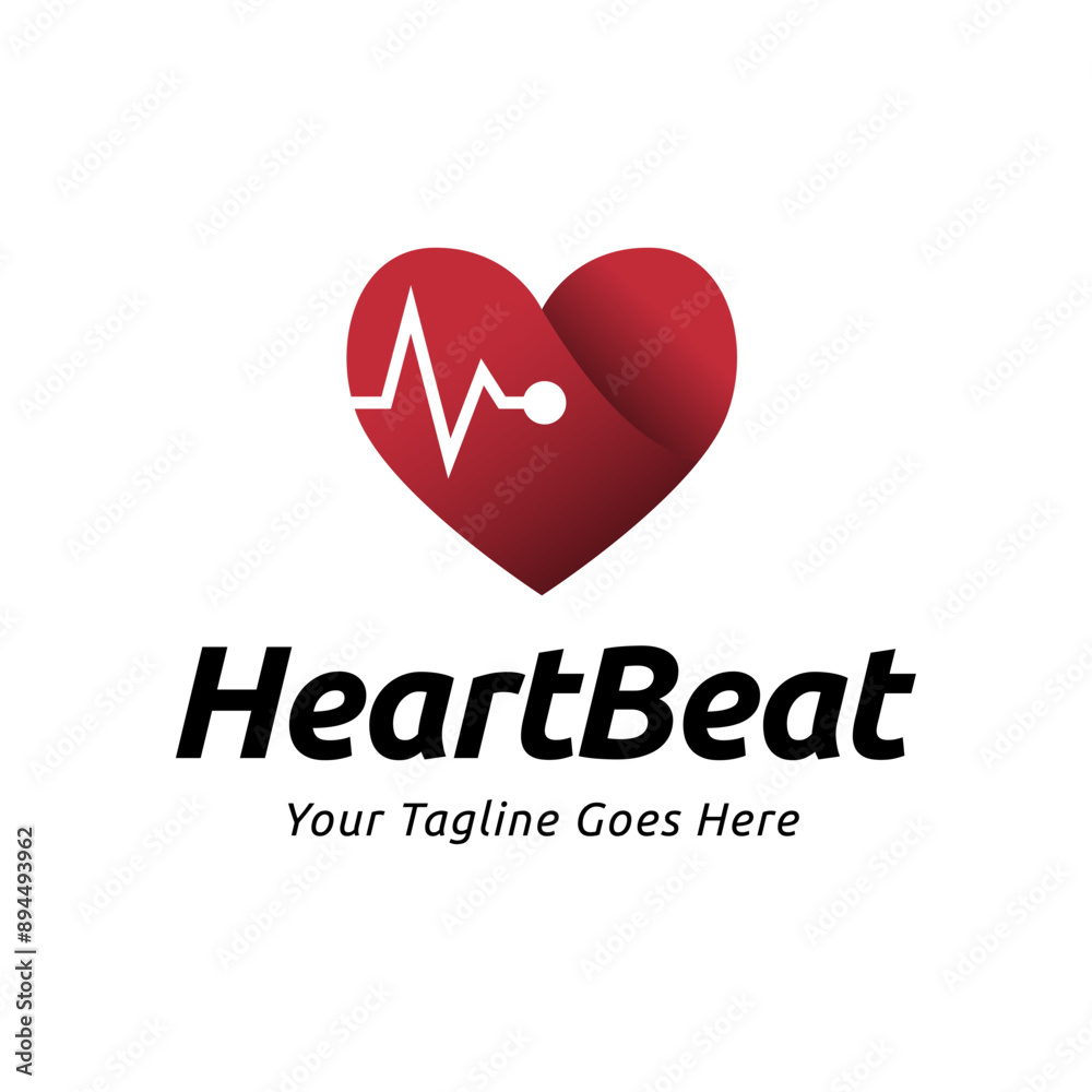 Heart beat logo vector, ECG Logo vector illustration. Heart beat logo vector, ECG Logo vector illustration.