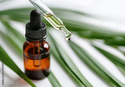 Dropper Bottle Filling With Essential Oil