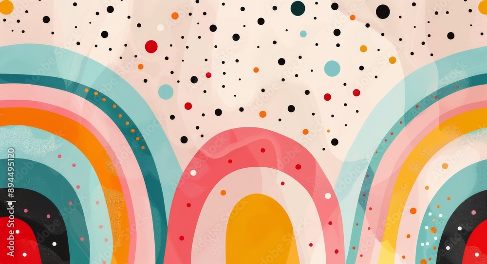 Obraz premium Colorful Abstract Pattern