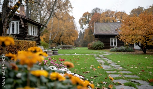 Autumn Garden Path