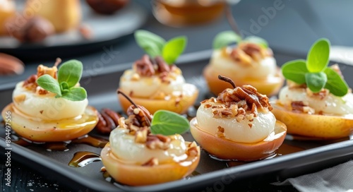 Baked Pears With Pecans and Honey