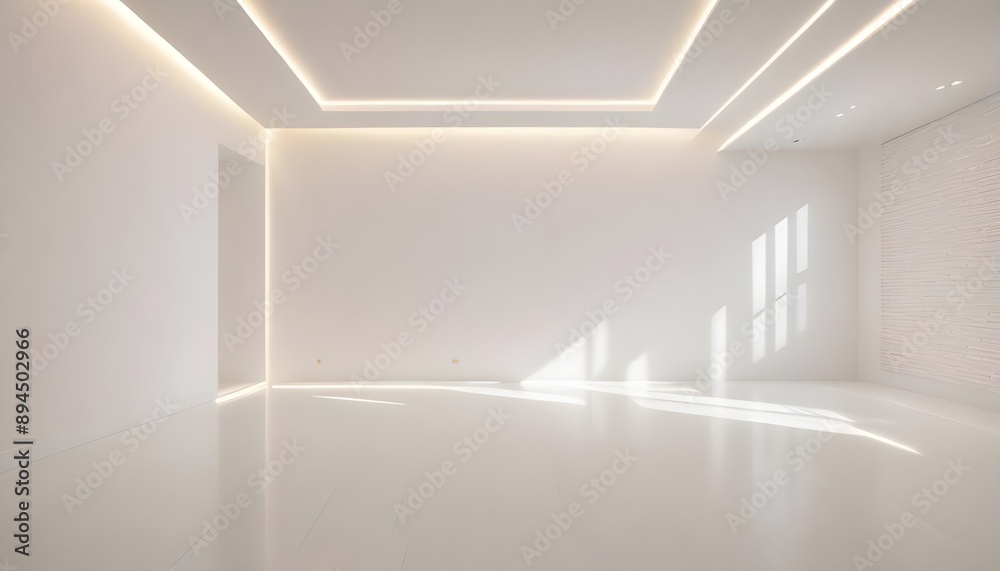 Photo interior modern design room 3d illustration Photo interior modern design room 3d illustration