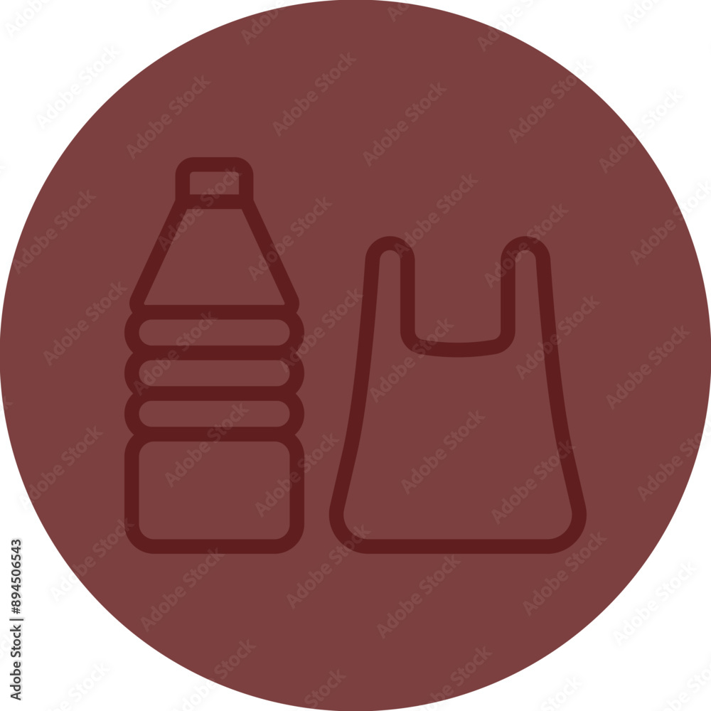 Plastic Vector Line Maroon Circle Maroon Plastic Vector Line Maroon Circle Maroon