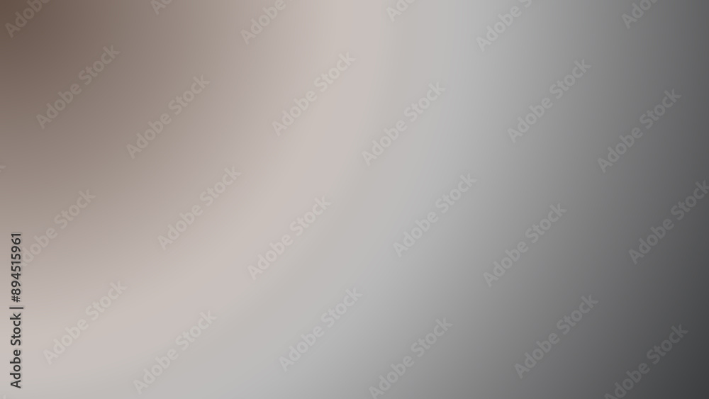 Obraz premium An Abstract blurred mixture of Umber ,Pale Silver ,metallic gray , Metal and Stormy Gray solid color Radial gradient background