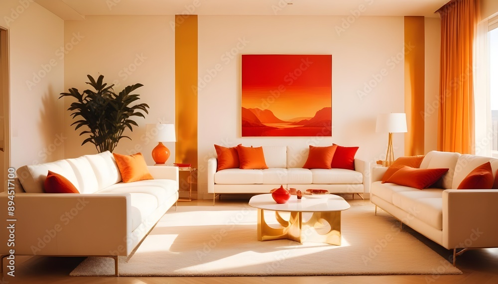 Photo interior modern design room 3d illustration Photo interior modern design room 3d illustration