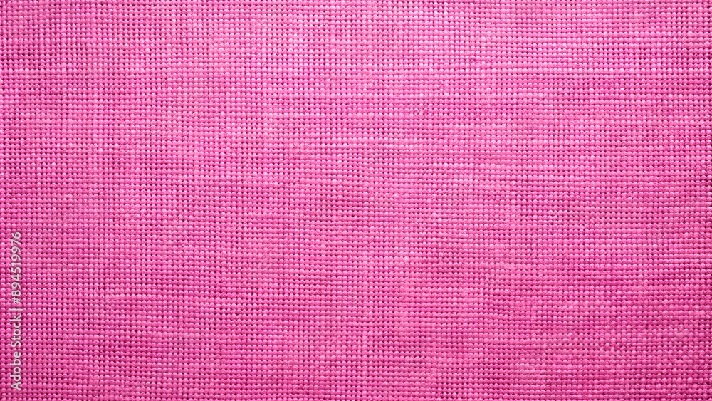 Fototapeta premium vibrant pink textured fabric background, minimalist textile style, for graphic design with copy space