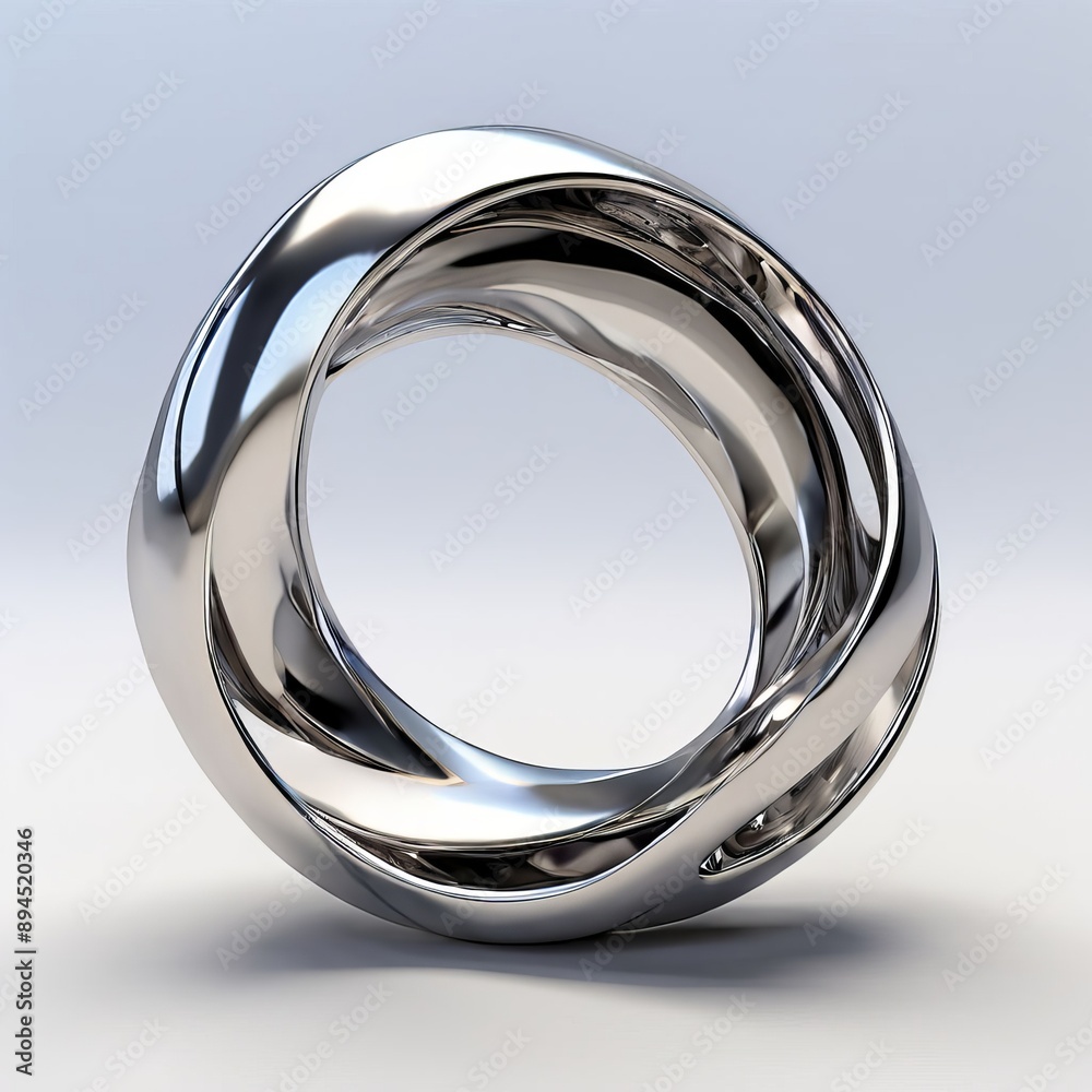  optical illusion metal mobius strip a sculpture of a mobius str