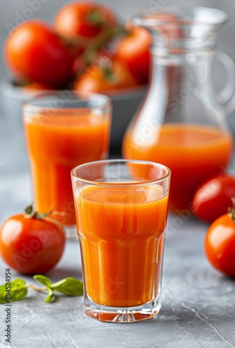 Fresh Tomato Juice With Whole Tomatoes