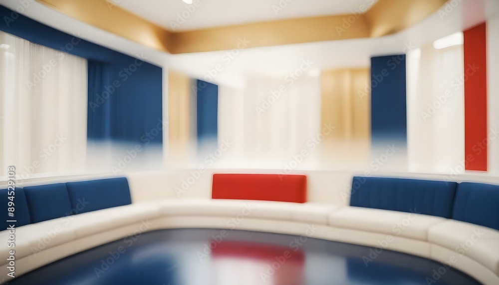 Photo interior modern design room 3d illustration Photo interior modern design room 3d illustration