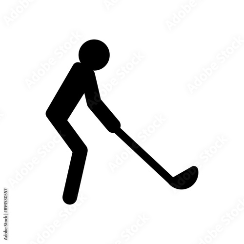 Golf Player icon vector illustration graphic design