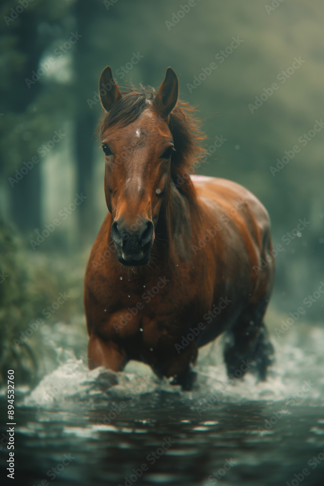 Obraz premium Horse wallpaper. Horse poster
