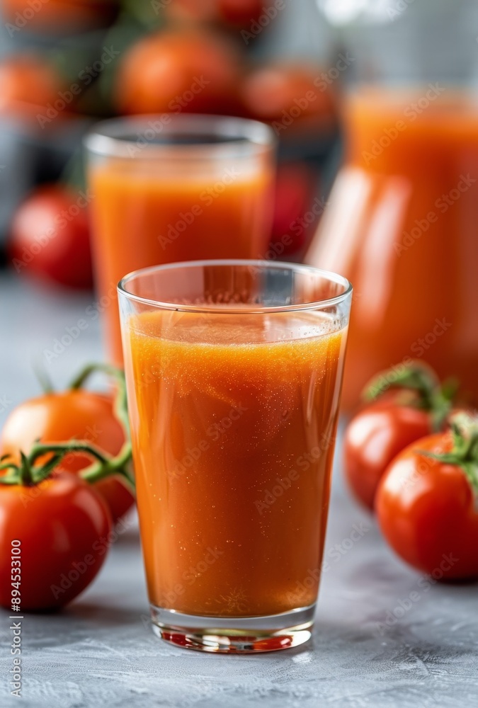 Fresh Tomato Juice With Whole Tomatoes Fresh Tomato Juice With Whole Tomatoes