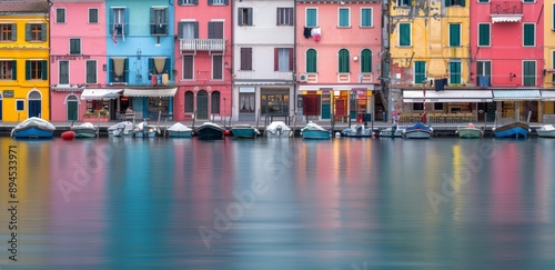 Colorful Buildings and Clear Water in Rovinj, Croatia